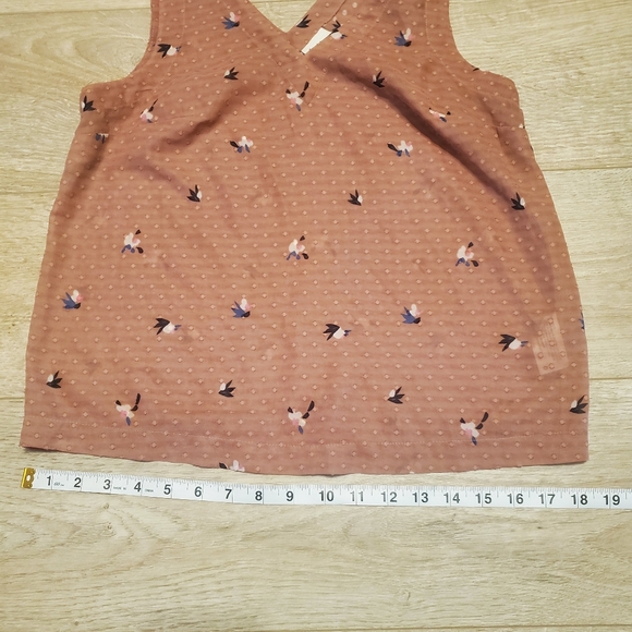 A New Day Sheer Sleeveless Blouse XS Pink - Picture 5 of 7